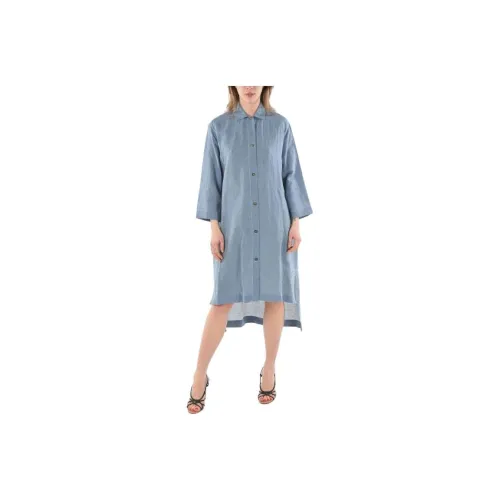 LOEWE Blue Женские Длинные Рукава Платья