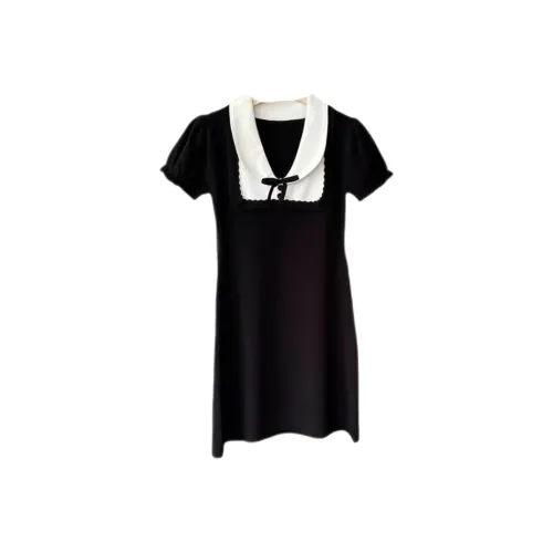 ABBY GODDESS Короткое платье с короткими рукавами женское