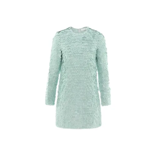 Zimmermann FW24 Длинное платье с длинными рукавами женское мятно-зеленый