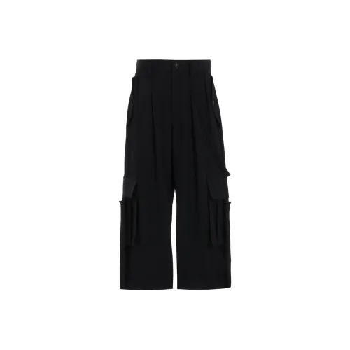 Yohji Yamamoto Черные Женские Карго Брюки