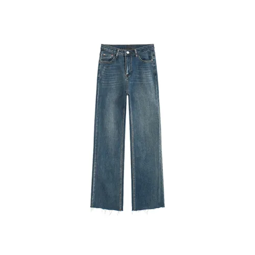 ABBY GODDESS Весна и Лето Джинсы Женские Синие