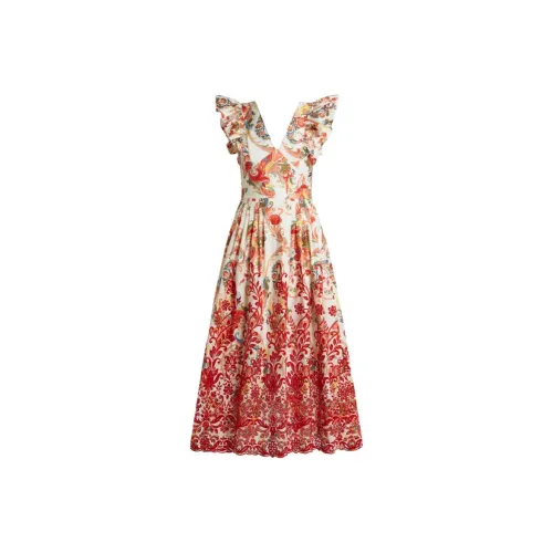 ETRO Красные Женские Платья без рукавов