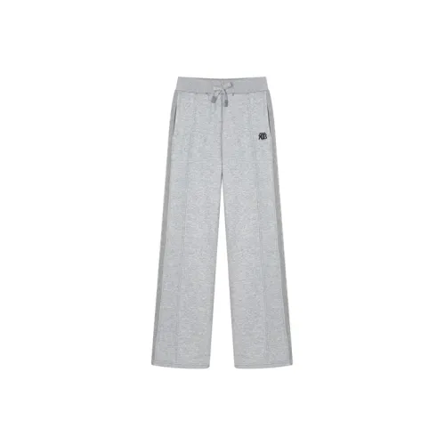 Teenie Weenie Вязаные Спортивные Штаны Женские Средне-Серые