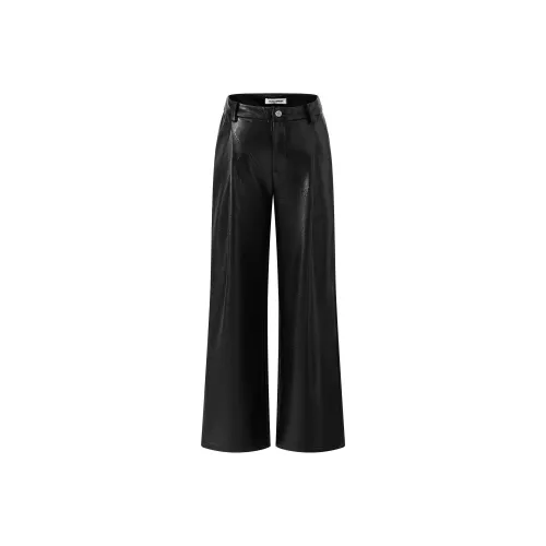 CLIMAX VISION Кожаные брюки женские черные