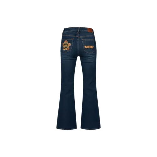 EVISU Джинсовый Синий Женские Джинсы