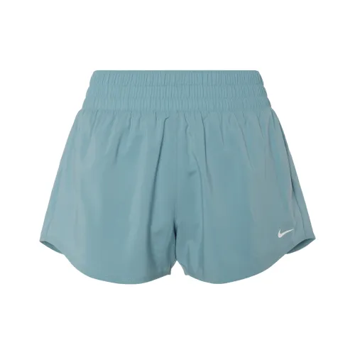 Nike Повседневные шорты Женские Джинсовый синий Зеленый