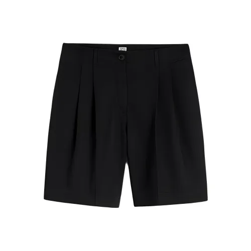 TOTEME SS24 Повседневные шорты Женские Черные