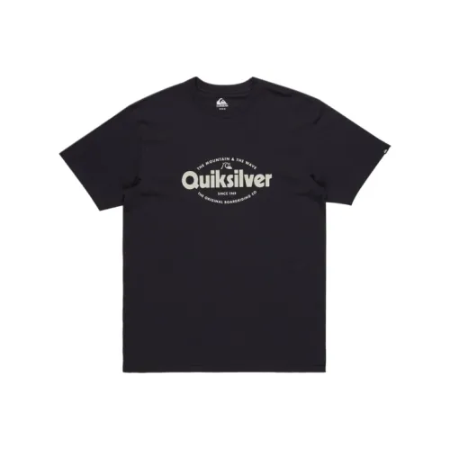 Quiksilver T-Shirt Мужская Темно-Морской Синий