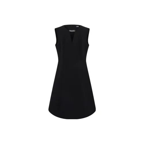 KARL LAGERFELD Без рукавов Платье Женское Черное