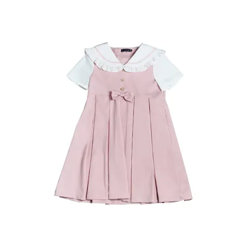 LALAJK Короткое платье с короткими рукавами женское