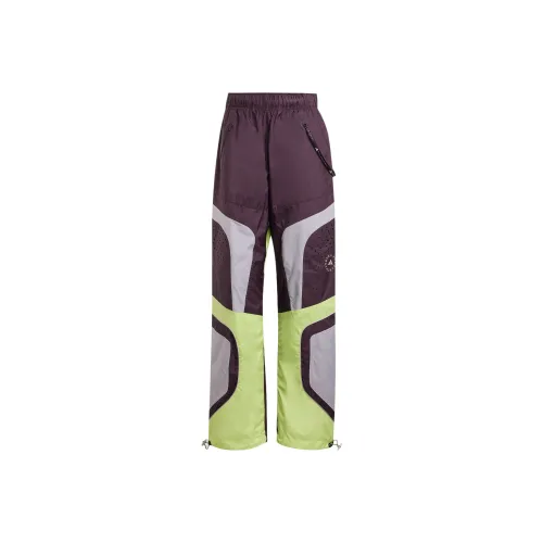 Adidas STELLA MCCARTNEY Коричнево-красные Женские Брюки карго