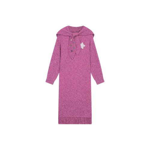 ELF SACK Длинное платье с длинными рукавами женское