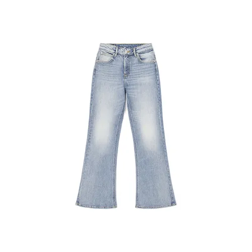 Lee Светло-синие Женские Джинсы