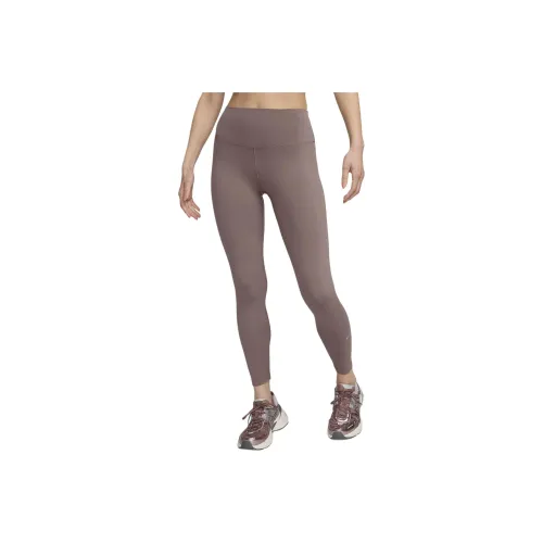 Nike One High Waisted Full Length Leggings Женские Smoke Lilac Red