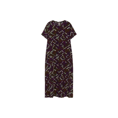 WEEKEND MaxMara Многоцветные Женские Короткие Платья с Рукавами