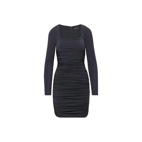 ARITZIA Ten By BABATON Possession Длинное рукавное платье Длинное рукавное платье Женское Темно-ночной Темно-синий Темно-ночной морской