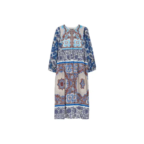 WEEKEND MaxMara Многоцветные Женские Длинные Платья с Рукавами