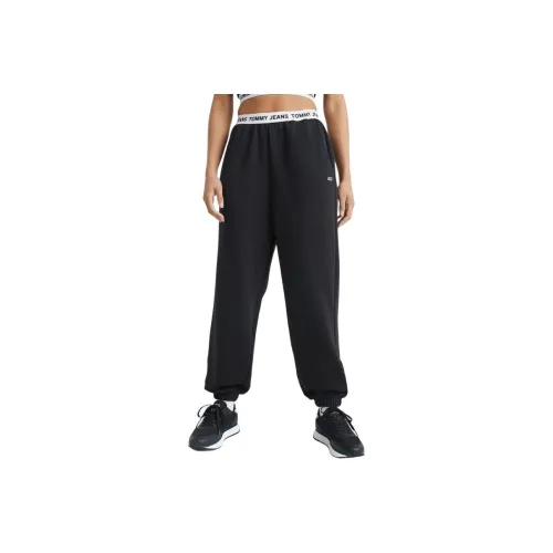 Tommy Hilfiger Вязаные Спортивные Штаны Женские Черные