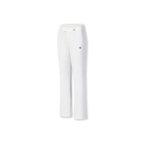 FILA Golf Series Нефритовый белый Женские Повседневные Брюки