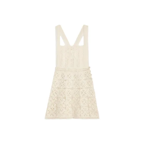 CELINE Triomphe Без рукавов Платье Женское Экрю