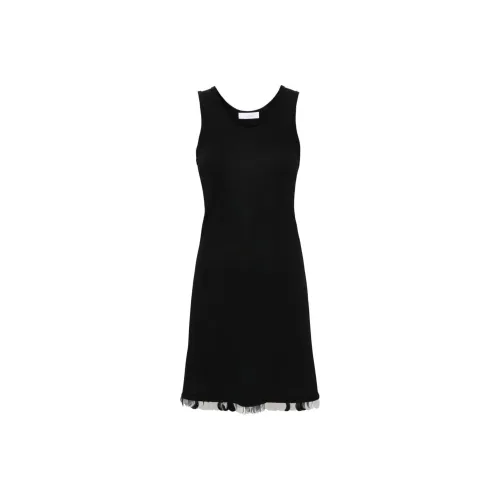 Paco Rabanne SS24 Sleeveless Dress Women's Black Пако Рабанне SS24 Без рукавов Платье Женское Черное