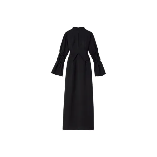 DESTREE Black Женские Длинные Рукава Платья