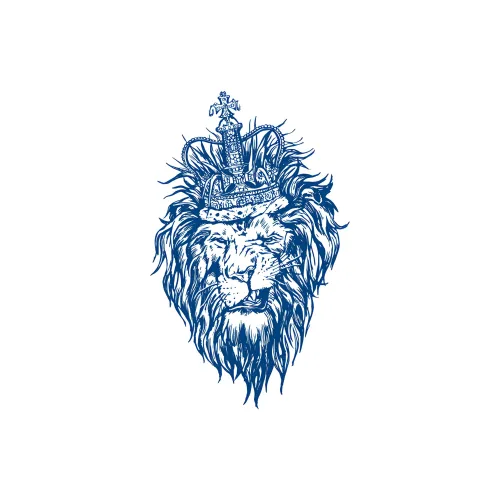 LIEJI Lion King BATTLE Травяной Tattoo Наклейка