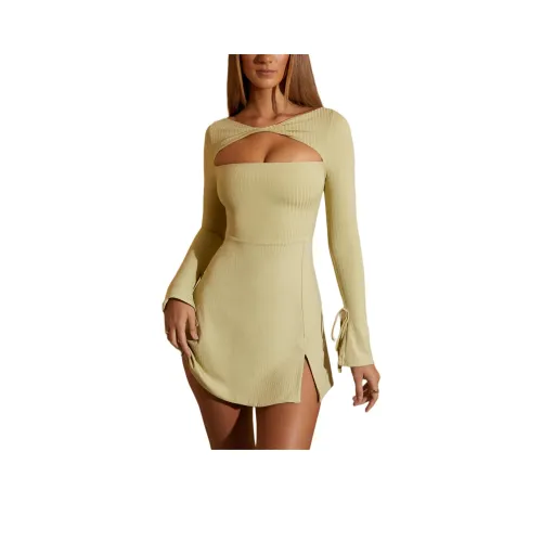 OH POLLY DENALI Длинное платье с длинными рукавами женское шалфейный шалфейно-зеленый