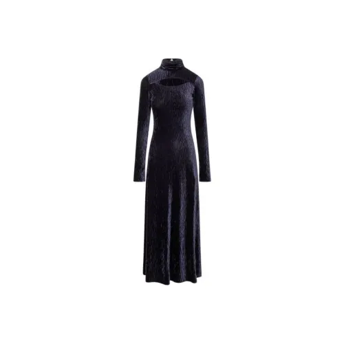 Forte Forte Blue Женские Длинные Рукава Платья