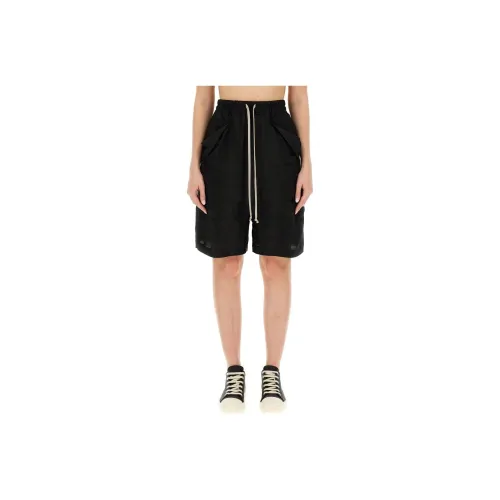 RICK OWENS Черные Женские Повседневные Шорты