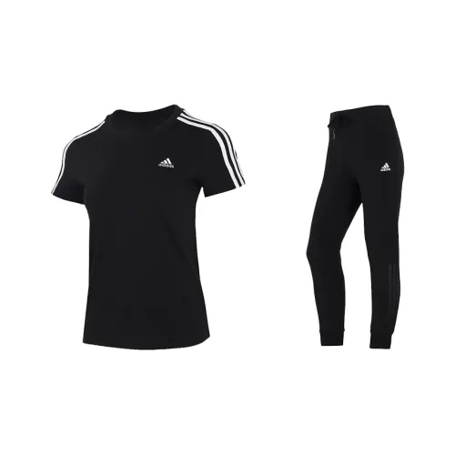 Adidas Черные Женские Повседневные Костюмы