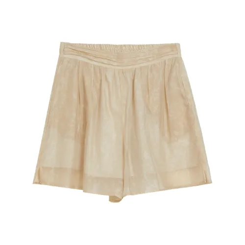 ELLE Повседневные шорты Женские Кофе