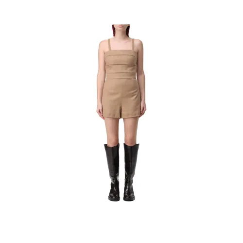 MaxMara Бежевые Женские Комбинезоны