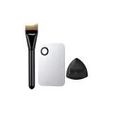 Черная луна Тональная основа Щетка + Квадратная палетка для смешивания + Розовый