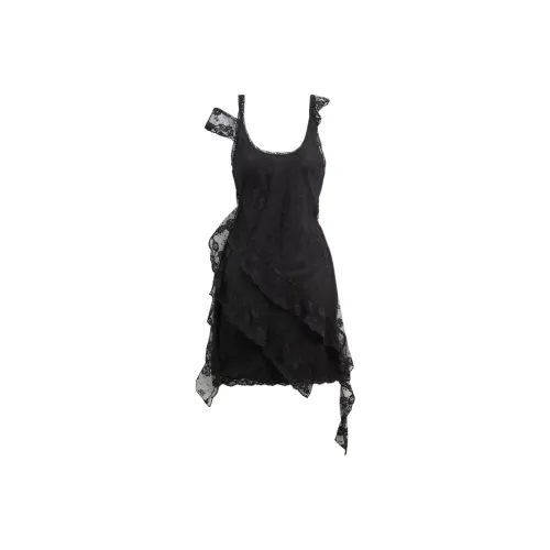 COACH SS24 Slip Платье Женское Черное