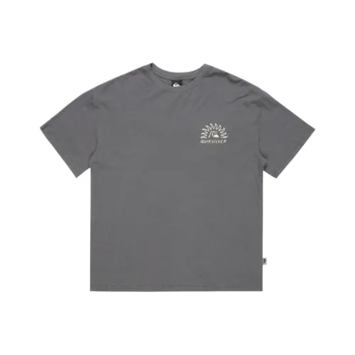 Quiksilver Серые Мужские T-Рубашки