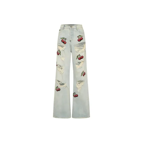 PHILIPP PLEIN Синие Женские Джинсы