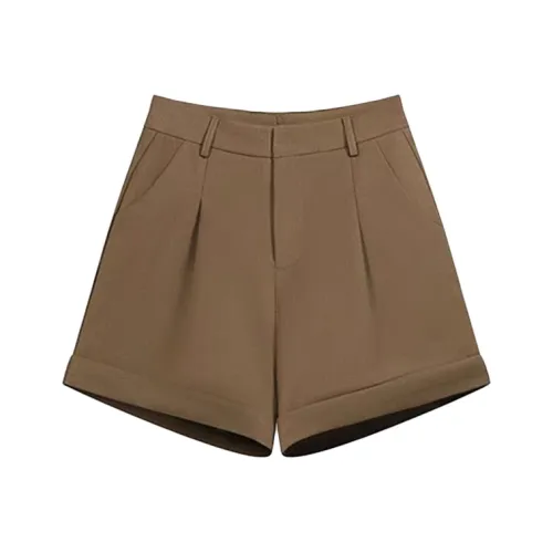 SYEEE WITH U Повседневные шорты женские хаки