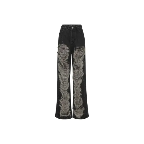 PHILIPP PLEIN Черные Женские Джинсы