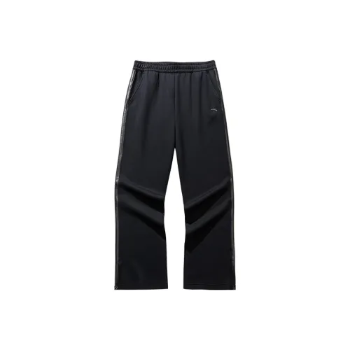 ANTA Вязаные тренировочные брюки Женские базовые Черный