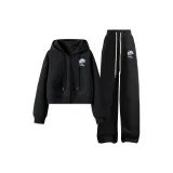 Black (Starry Sky Exploration Chest Logo) + Black (Starry Sky Exploration Pants Logo)  
Черный (Логотип на груди Starry Sky Exploration) + Черный (Логотип на штанах Starry Sky Exploration)