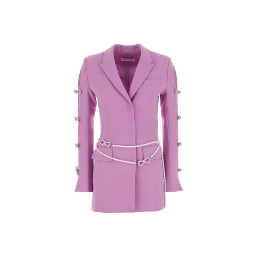 MACH MACH Длинное платье с длинными рукавами женское светло-фиолетовое