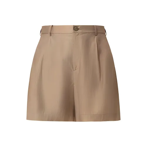 THE SEA LIFE Повседневные шорты Женские Чайный коричневый