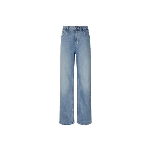 Calvin Klein Джинсы Женские W99 Джинсовый Светло-Синий