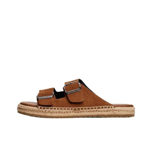 Tommy Hilfiger Резиновая подошва устойчивая к истиранию слипоны мужские коричневые