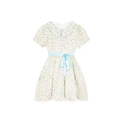 Lookinto Короткий рукав Платье Женское