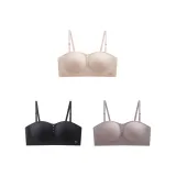 3 шт - Розовая кожаная + Черный + Кофе