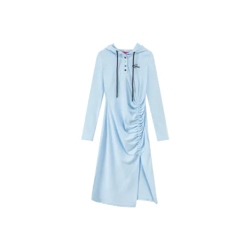 CHUU Женские Длинные Платья с Рукавами