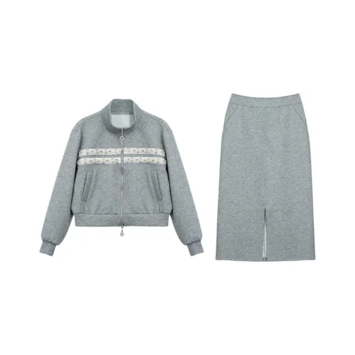 SUMU Комплект Свитшот Женский Серый