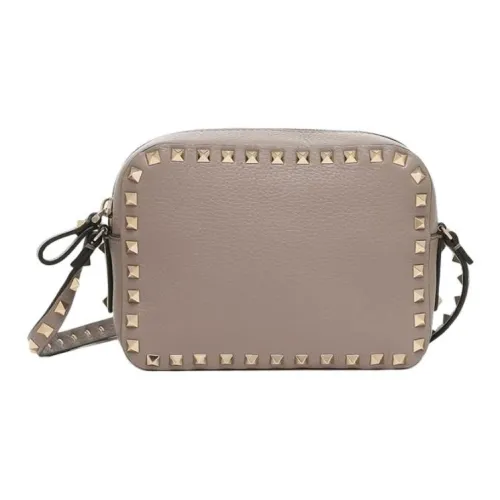 Valentino Кожа Camera Сумка Сумка через плечо Сумка на плечо Мини Женская Серый